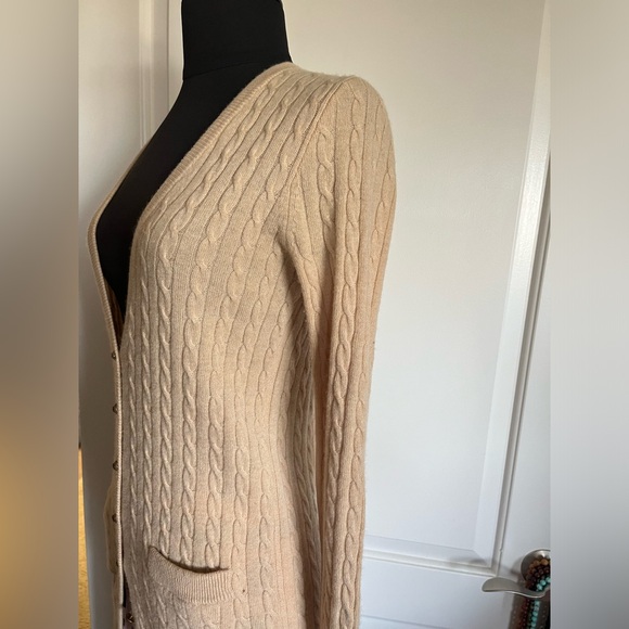 J Crew Cashmere Blend Nude Cardigan. XS - Picture 3 of 5